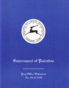 (118) Government of Palestine : Post Office ordinance
