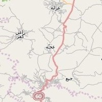 post offices in Palestine: area map for (4) Ajja