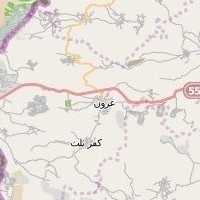 post offices in Palestine: area map for (15) Azun