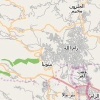 post offices in Palestine: area map for (31) Beitunya