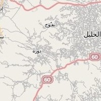 post offices in Palestine: area map for (46) Dura
