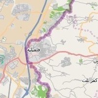 post offices in Palestine: area map for (84) Qalqilya